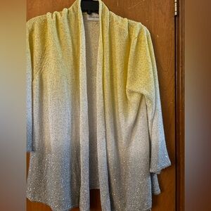 Alfred Dunner Yellow Knit Sweater